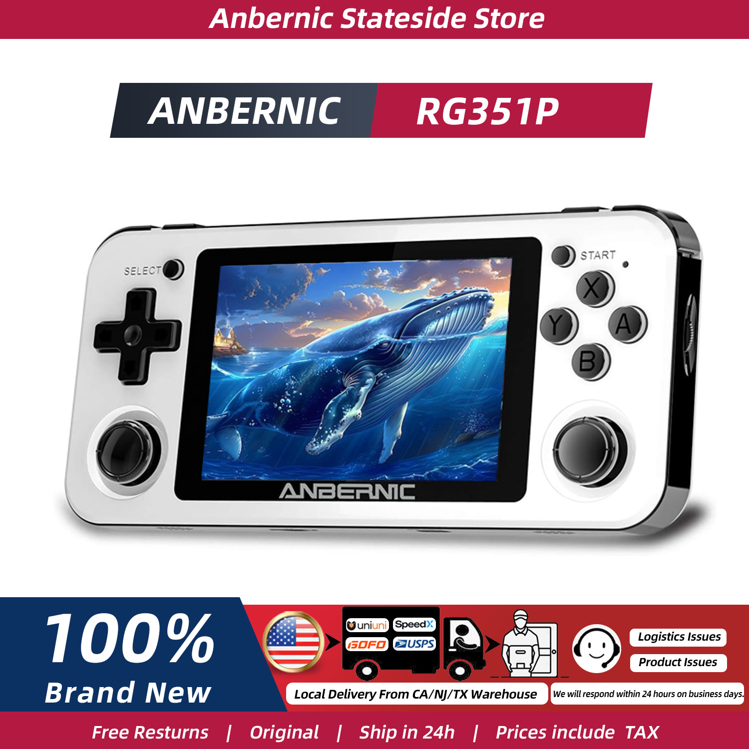 Retro Gaming Device - ANBERNIC RG351P Handheld Retro Game Console