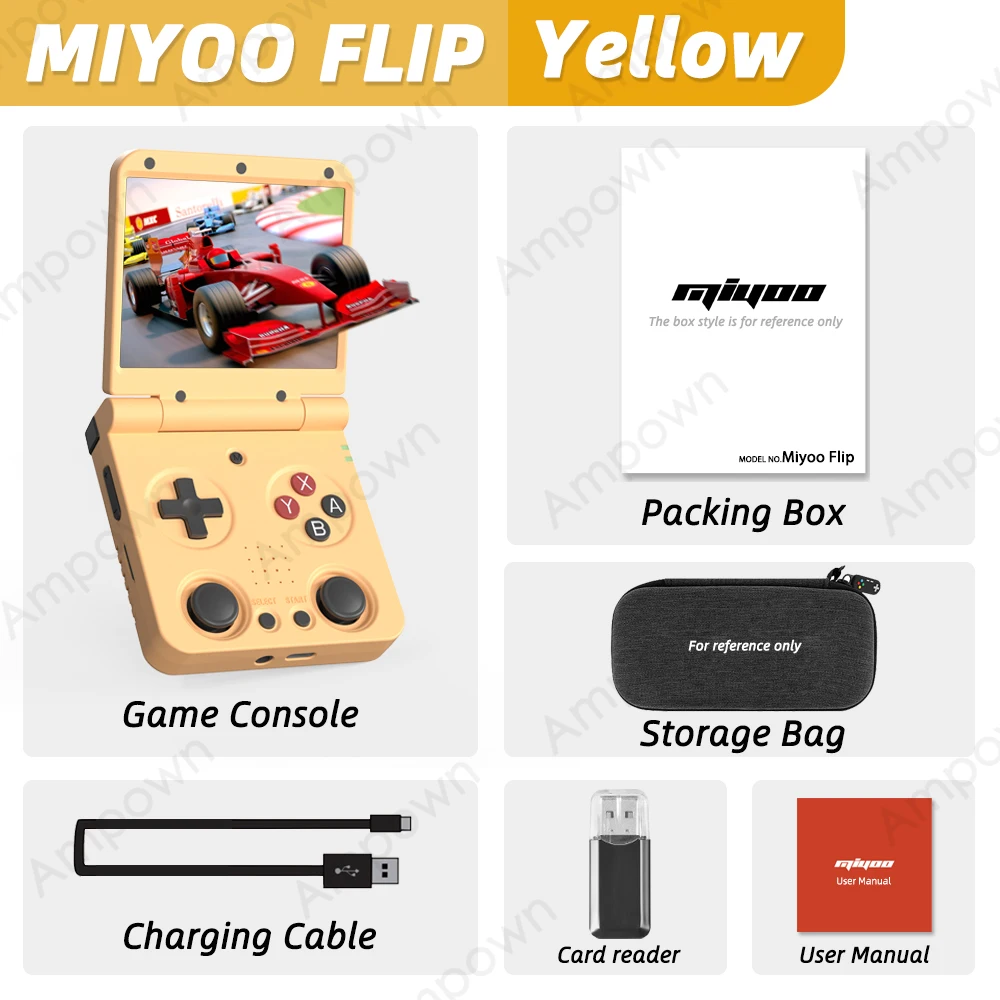 Retro Gaming Os Linux - MIYOO FLIP V2 Pocket Player Console