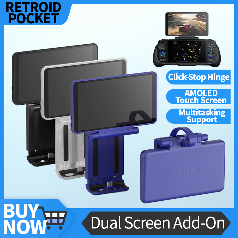 Retro Gaming Console Handheld - Retroid Dual Screen Add-on 5.5 inch