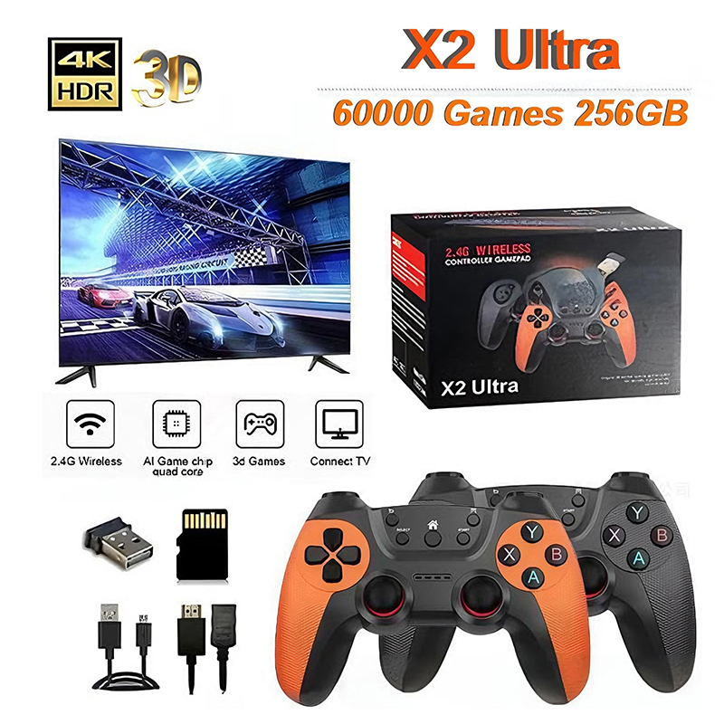 Retro Gaming X2 - New X2 Ultra Video Game Stick