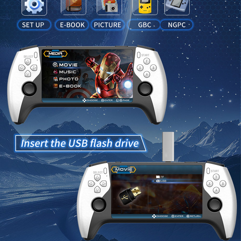2026 New SF3500 5 Inch Handhel - огляд і ціна Retro Gaming Devices