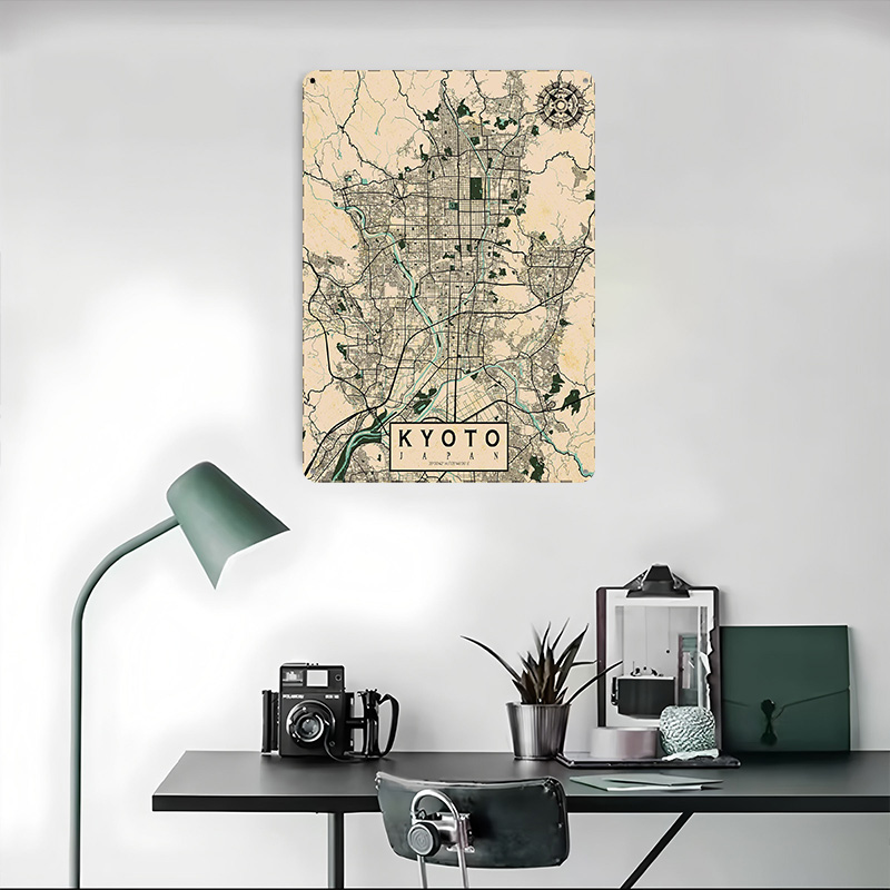 Kyoto City Map Japan Vintage P - огляд і ціна Retro Gaming Japan