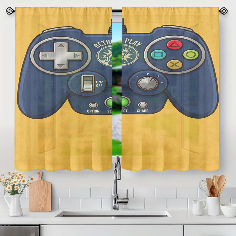 Gaming Controller Curtain Pane - огляд і ціна Retro Gaming Cafe