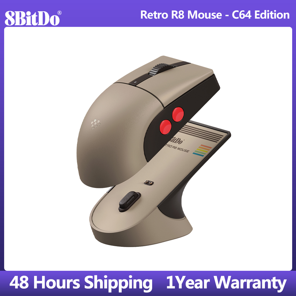 8BitDo Retro R8 Mouse with Mic - огляд і ціна Retro Gaming Style
