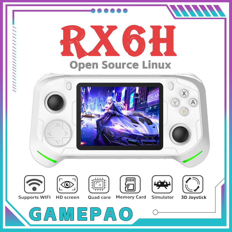 Open Source RX6H Retro Handhel - огляд і ціна Retro Gaming Device