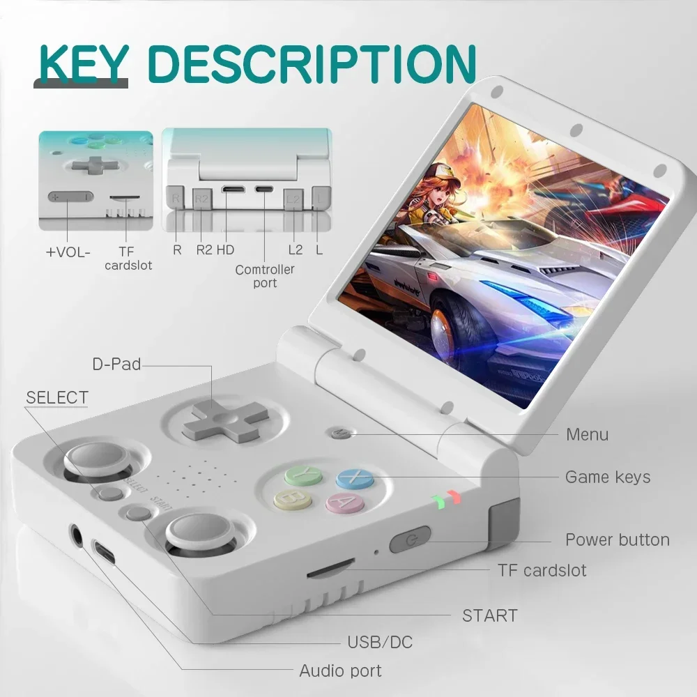 MIYOO FLIP V2 Pocket Player Co - огляд і ціна Retro Gaming Os Linux