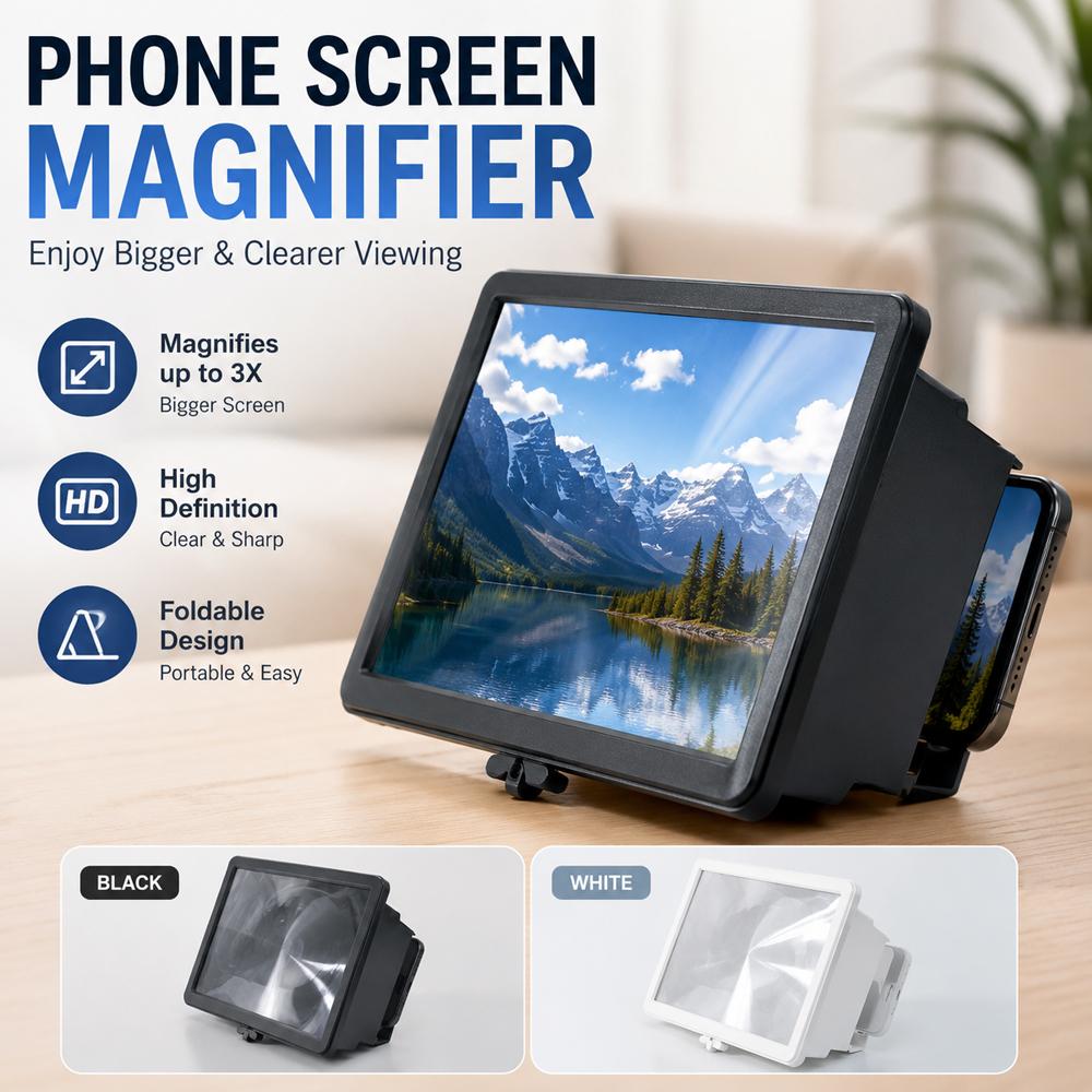 Telescopic Phone Screen Magnif - огляд і ціна Retro Gaming And Projector