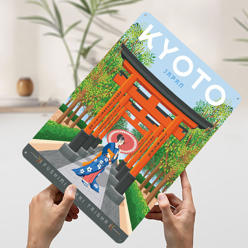 Kyoto Japan Travel Poster Cust - огляд і ціна Retro Gaming Japan