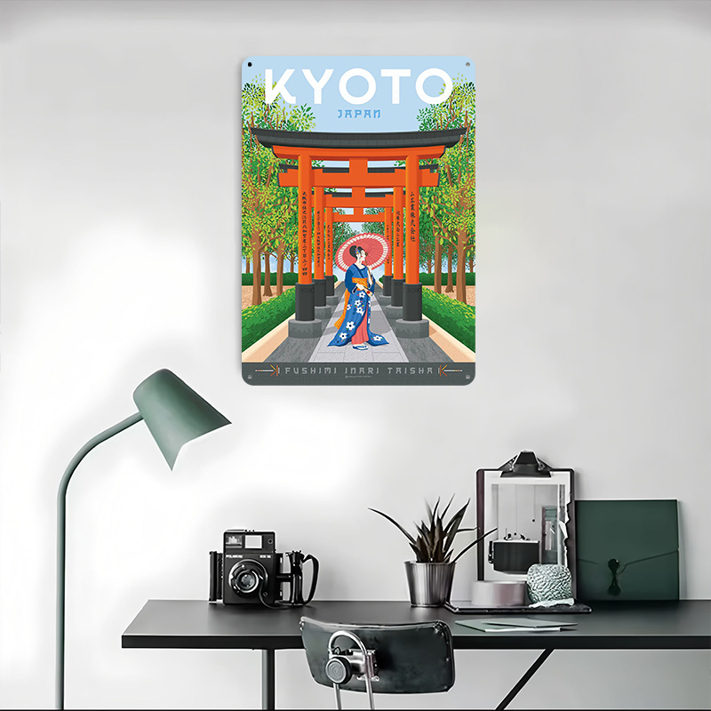 Kyoto Japan Travel Poster Cust - огляд і ціна Retro Gaming Japan