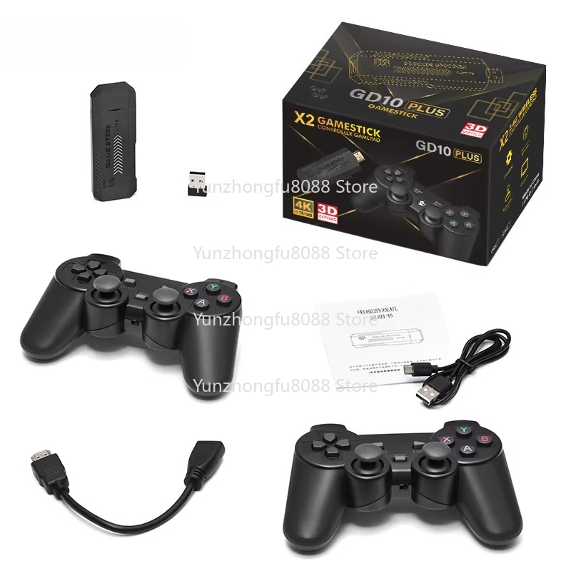 L GD10 Plus Game Stick 4k Blac - огляд і ціна Retro Gaming X2