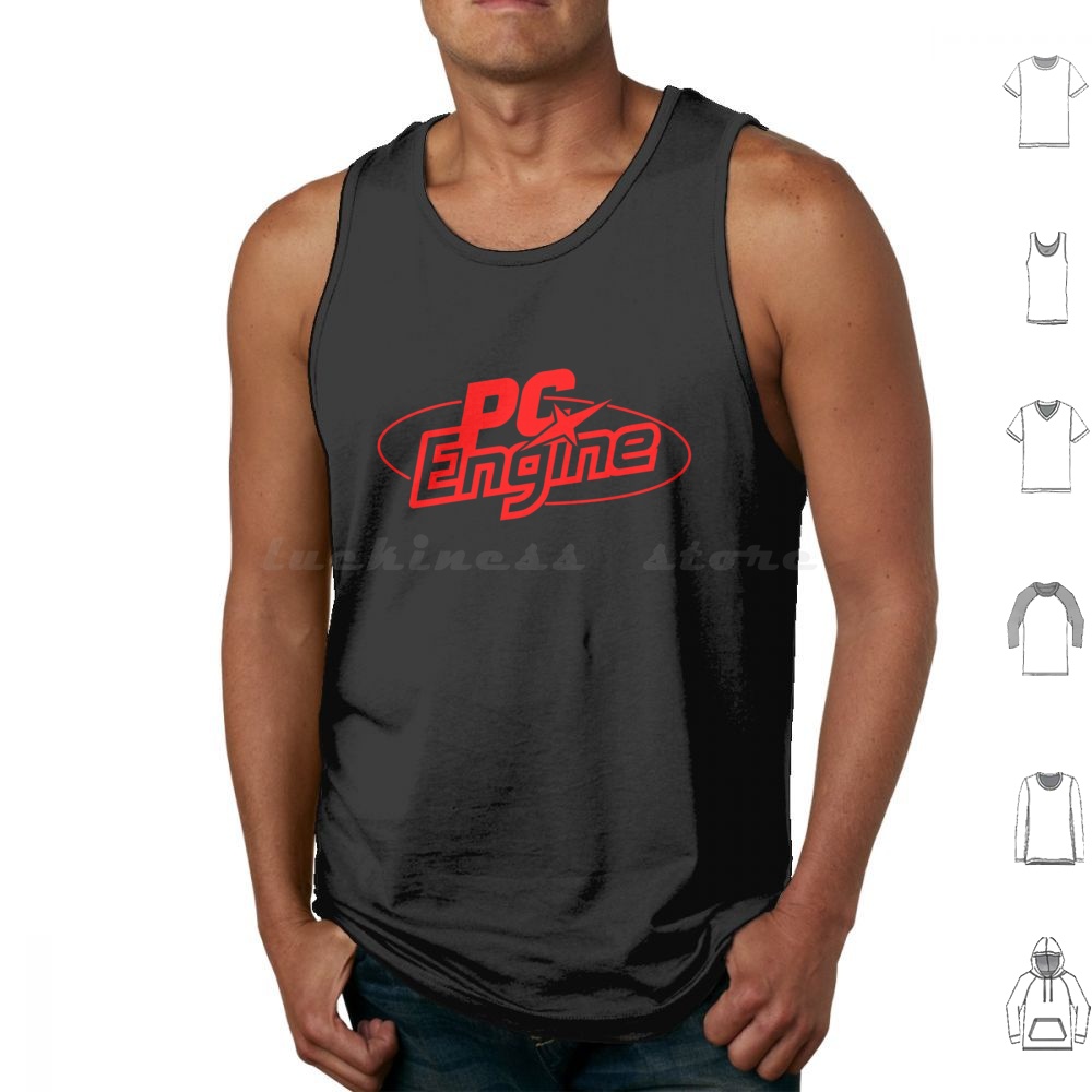 Pc Engine Logo Tank Tops Print - огляд і ціна Retro Gaming Japan
