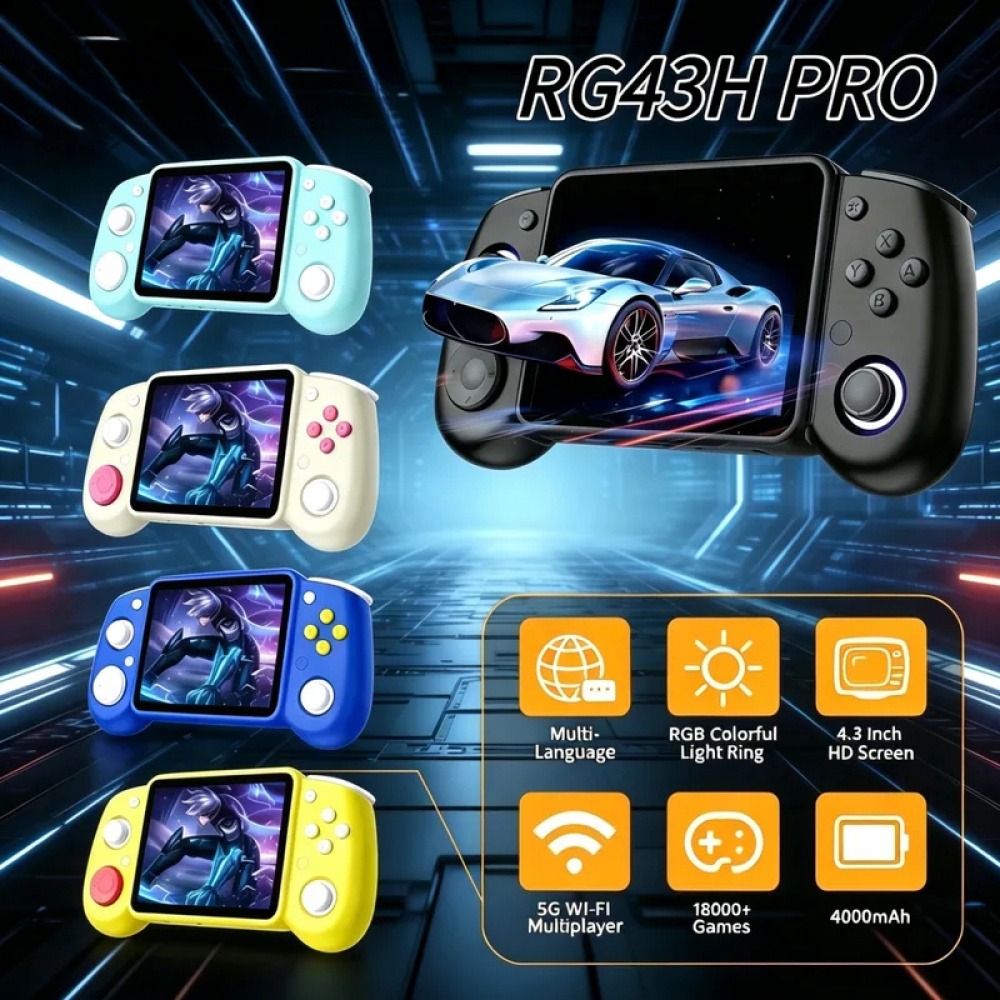 RG43H Pro Portable Retro Handh - огляд і ціна Retro Gaming Station