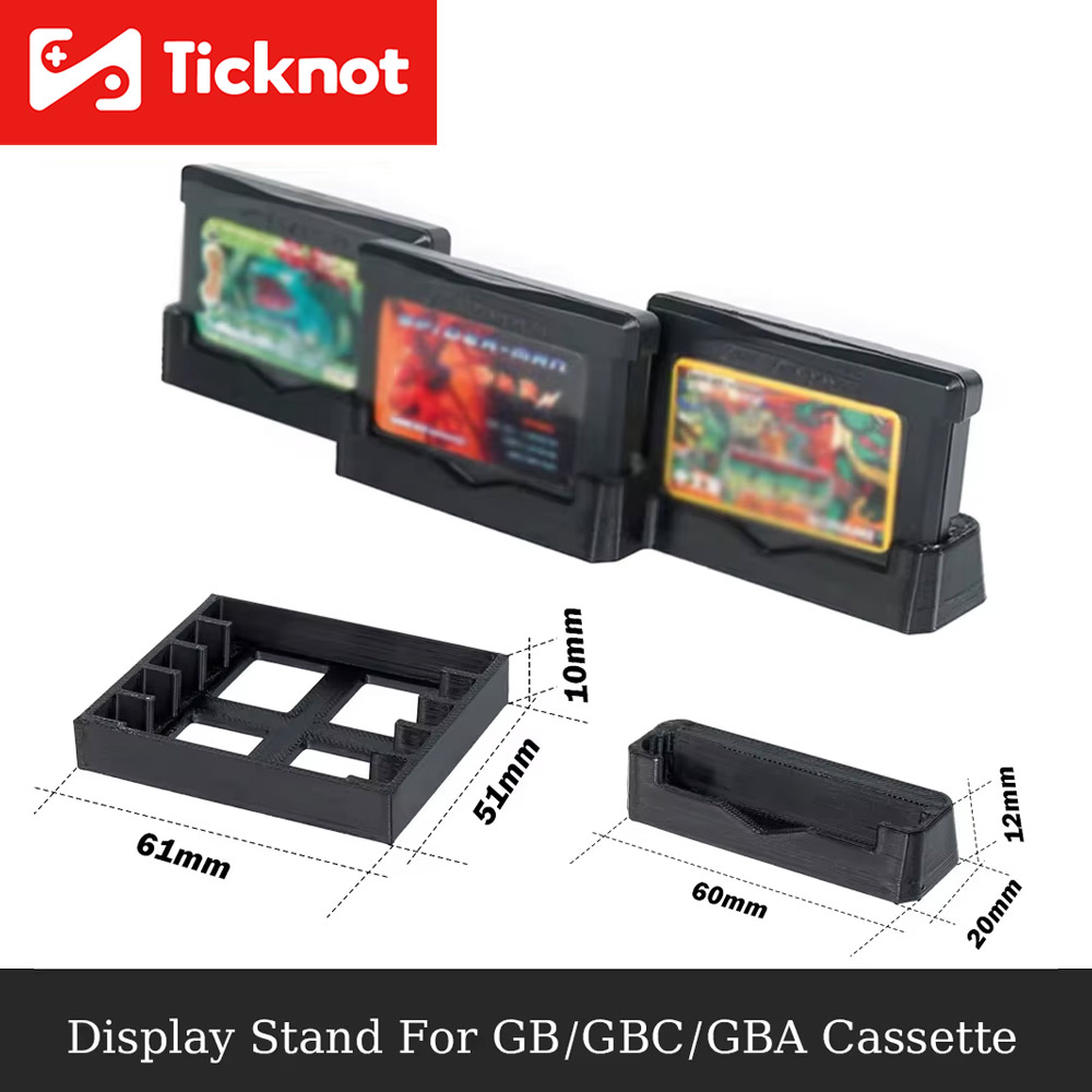 3D Print Game Storage Stand Br - огляд і ціна Game Boy Cartridge Holder
