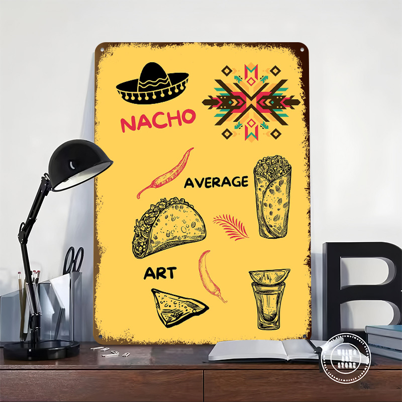 Mexican Food on Yellow Backgro - огляд і ціна Background Retro Gaming