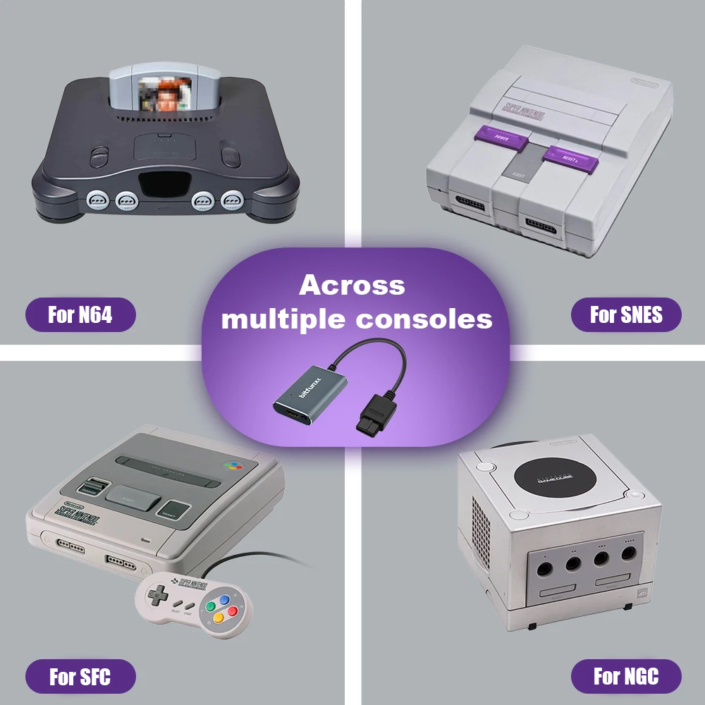 Bitfunx 720P Svideo / AV To HD - огляд і ціна Retro Gaming Station