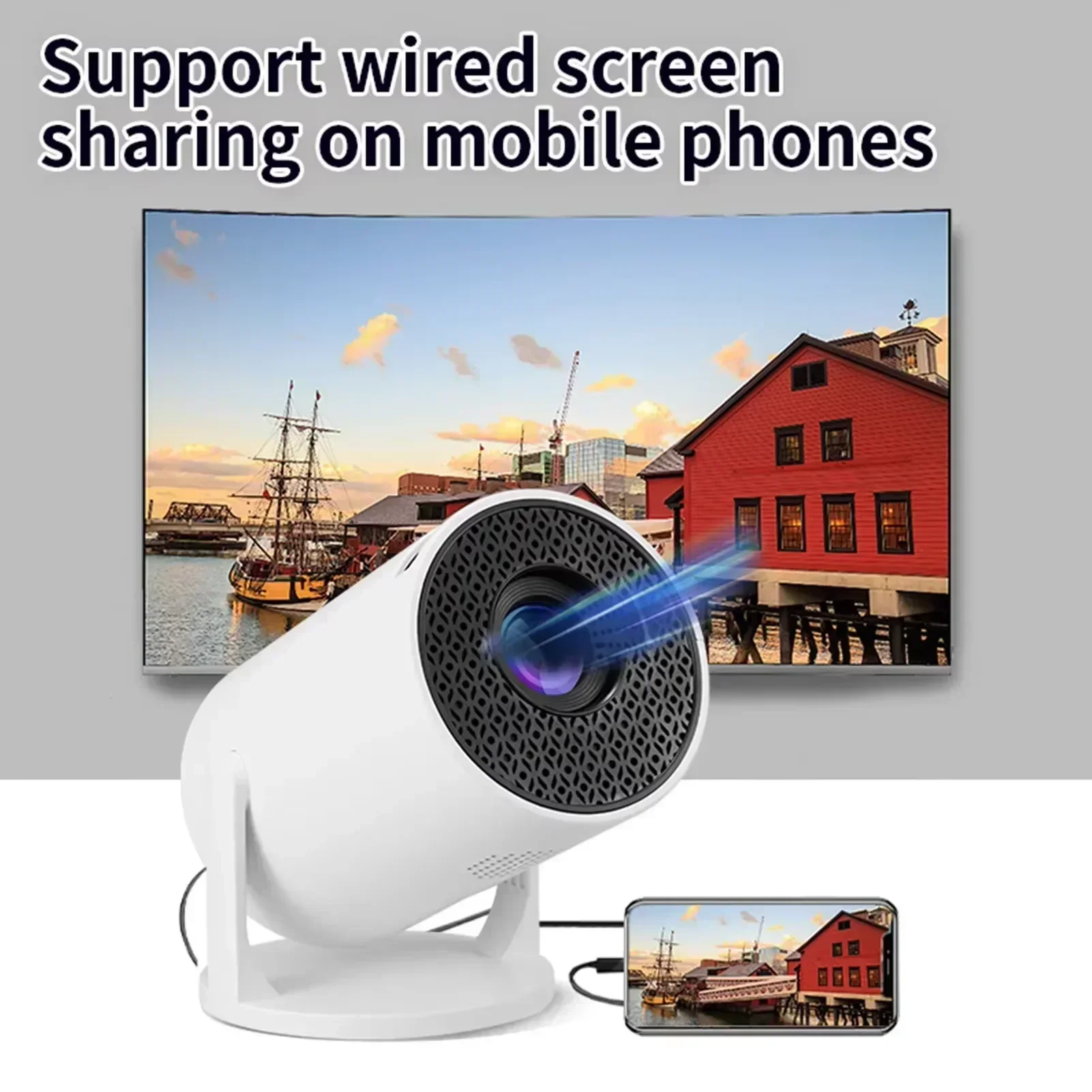 Mini HY300 Smart Android Proje - огляд і ціна Retro Gaming And Projector