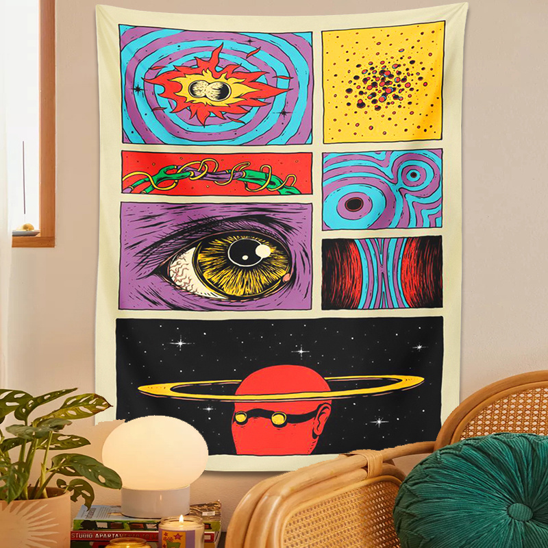 VIKAMA Psychedelic Collage Art - огляд і ціна Retro Gaming Gadgets