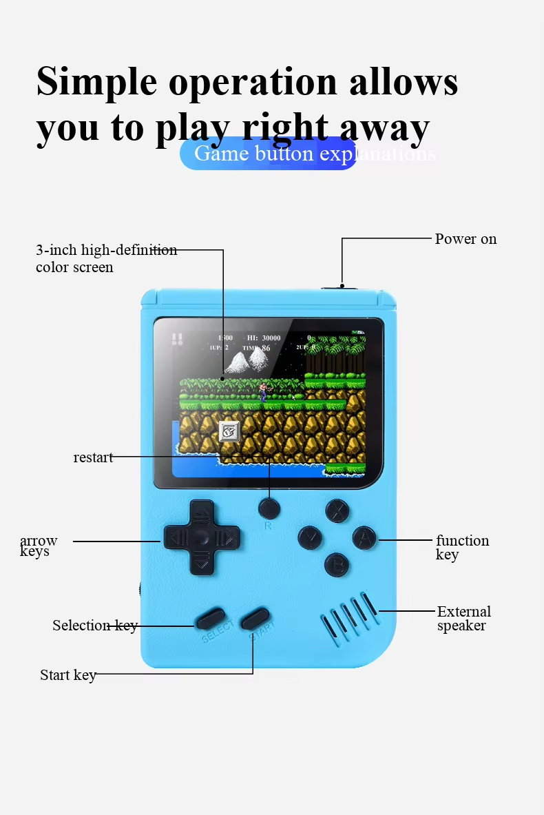 400 In 1 MINI Games Handheld G - огляд і ціна Retro Gaming Devices