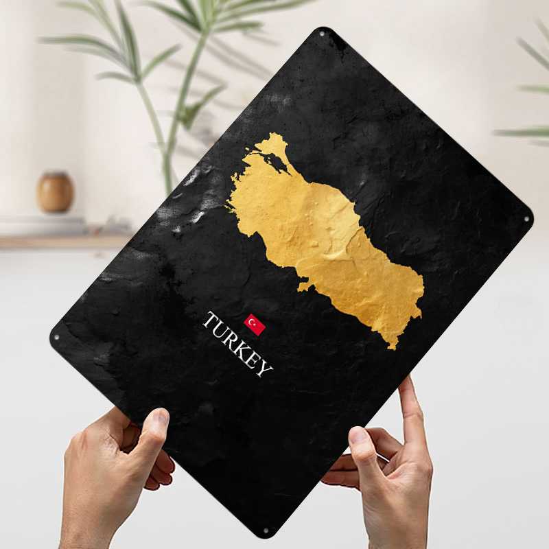 Golden Turkey Map on Black Bac - огляд і ціна Background Retro Gaming