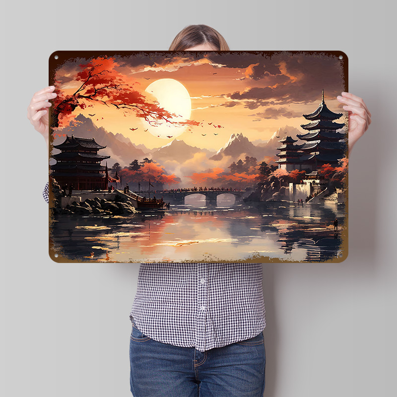 Japan Landscape Printed Poster - огляд і ціна Retro Gaming Japan