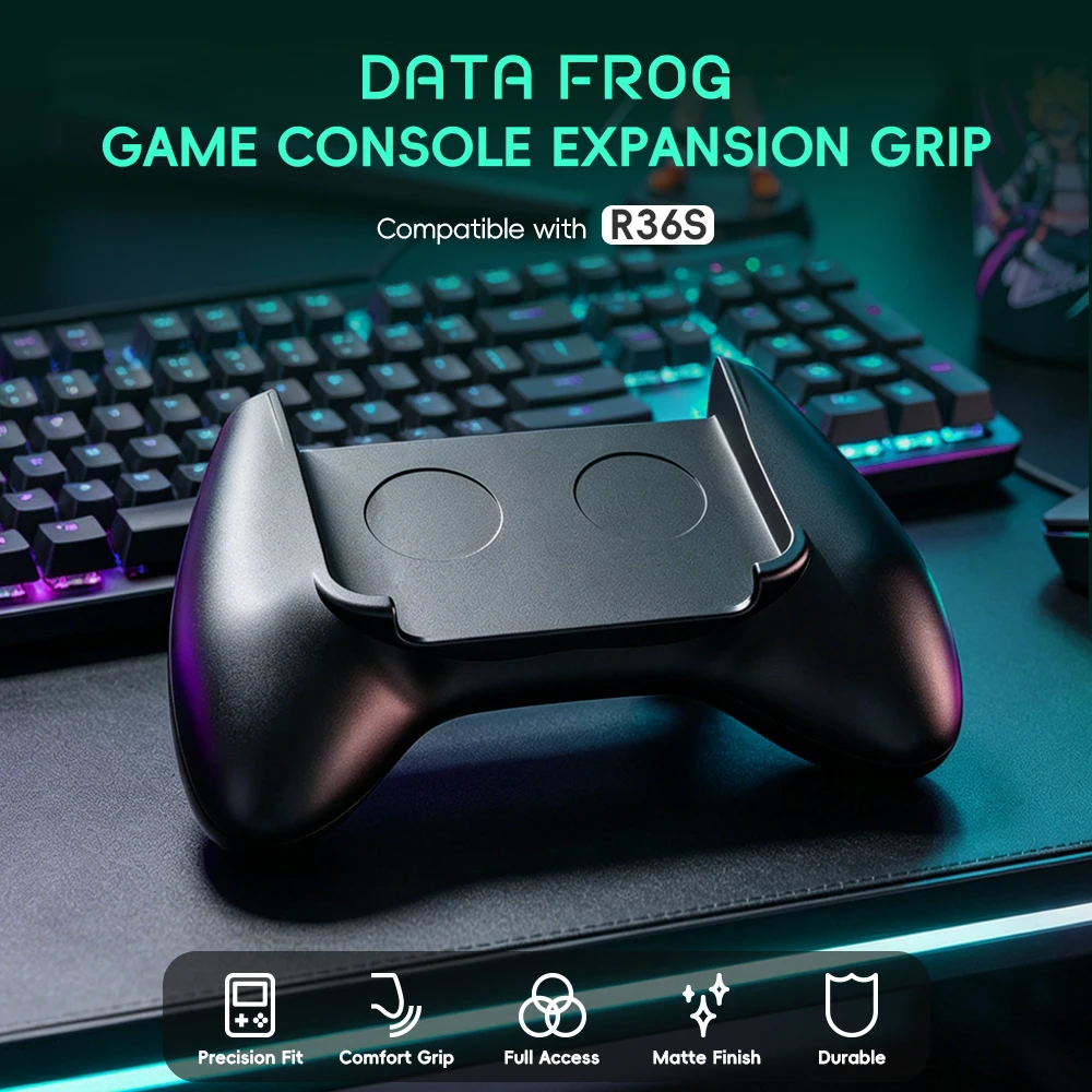 Data Frog R36S Game Grip Ergon - огляд і ціна Retro Gaming Console Handheld