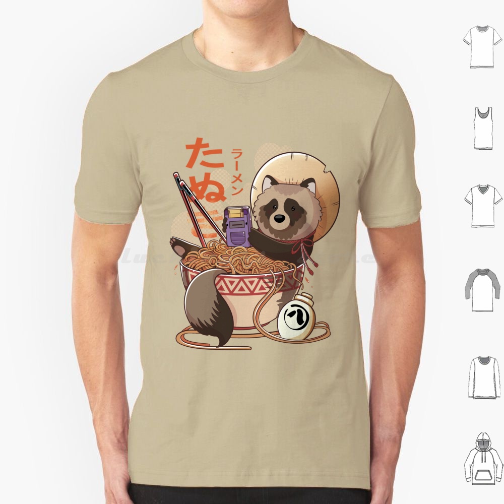 Tanuki Ramen T Shirt Big Size  - огляд і ціна Retro Gaming Japan