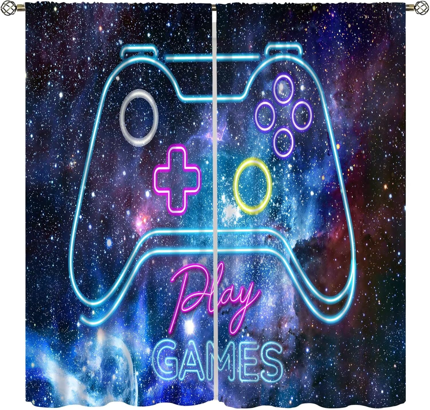 Gaming Blackout Curtains Retro - огляд і ціна Retro Gaming Cafe