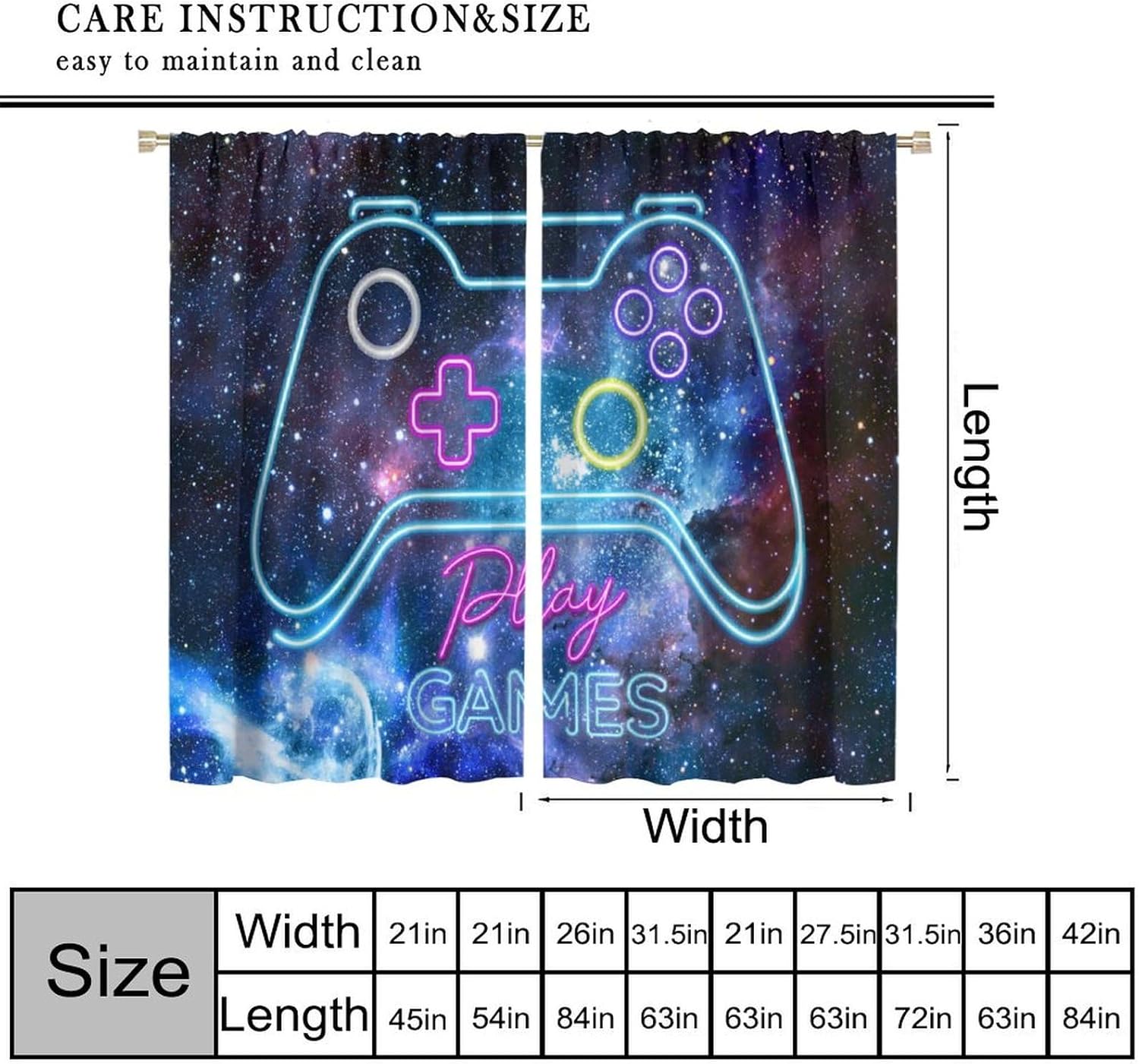 Gaming Blackout Curtains Retro - огляд і ціна Retro Gaming Cafe