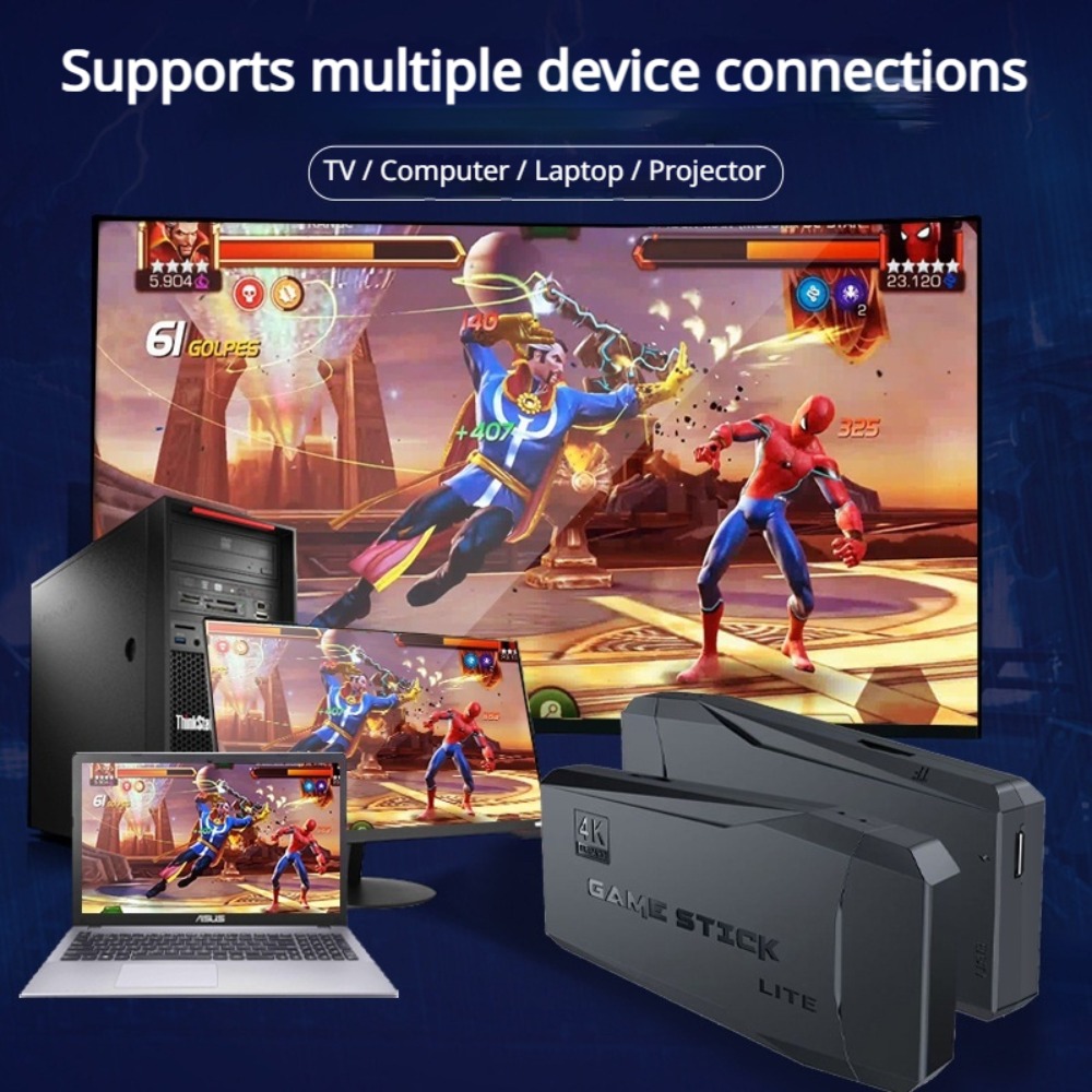 Portable 4K Retro Game Stick C - огляд і ціна Retro X8 Gaming Console
