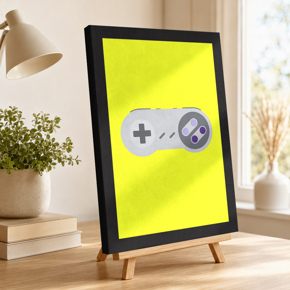 Retro Game Controller on Yello - огляд і ціна Background Retro Gaming