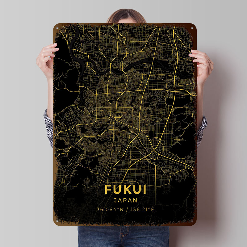 Fukui Japan Tinplate Posters C - огляд і ціна Retro Gaming Japan
