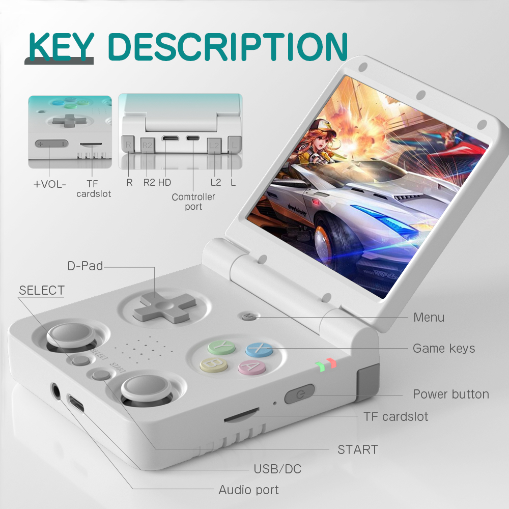 MIYOO FLIP V2 Handheld Game Pl - огляд і ціна Retro Gaming Os Linux