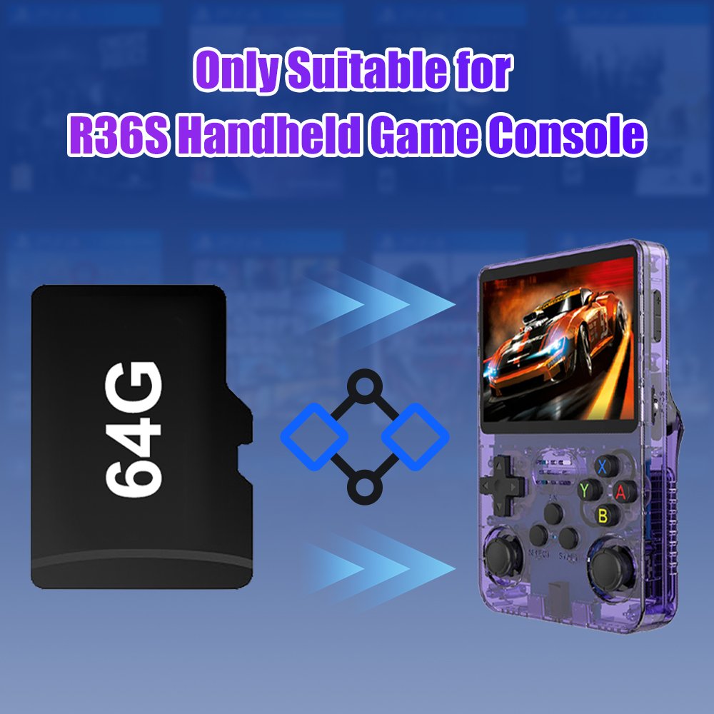 64G Game TF Card for R36S Vide - огляд і ціна Retro Gaming Console Handheld