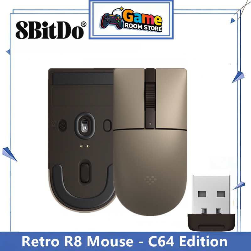 8BitDo Retro R8 Mouse - C64 Ed - огляд і ціна Retro Gaming Style