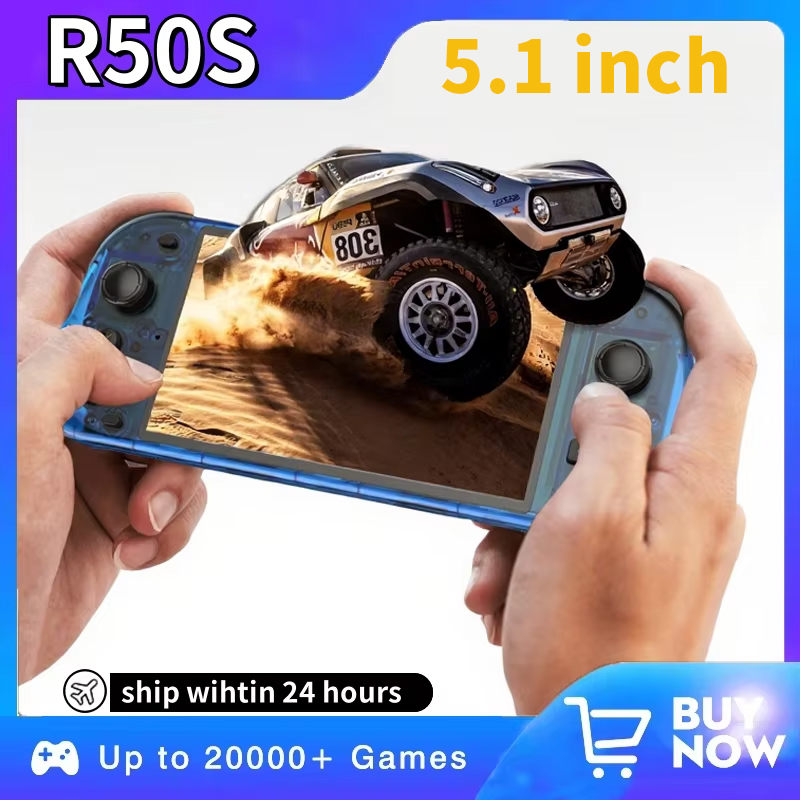 5.1inch New R50S Retro Handhel - огляд і ціна Retro Gaming Device