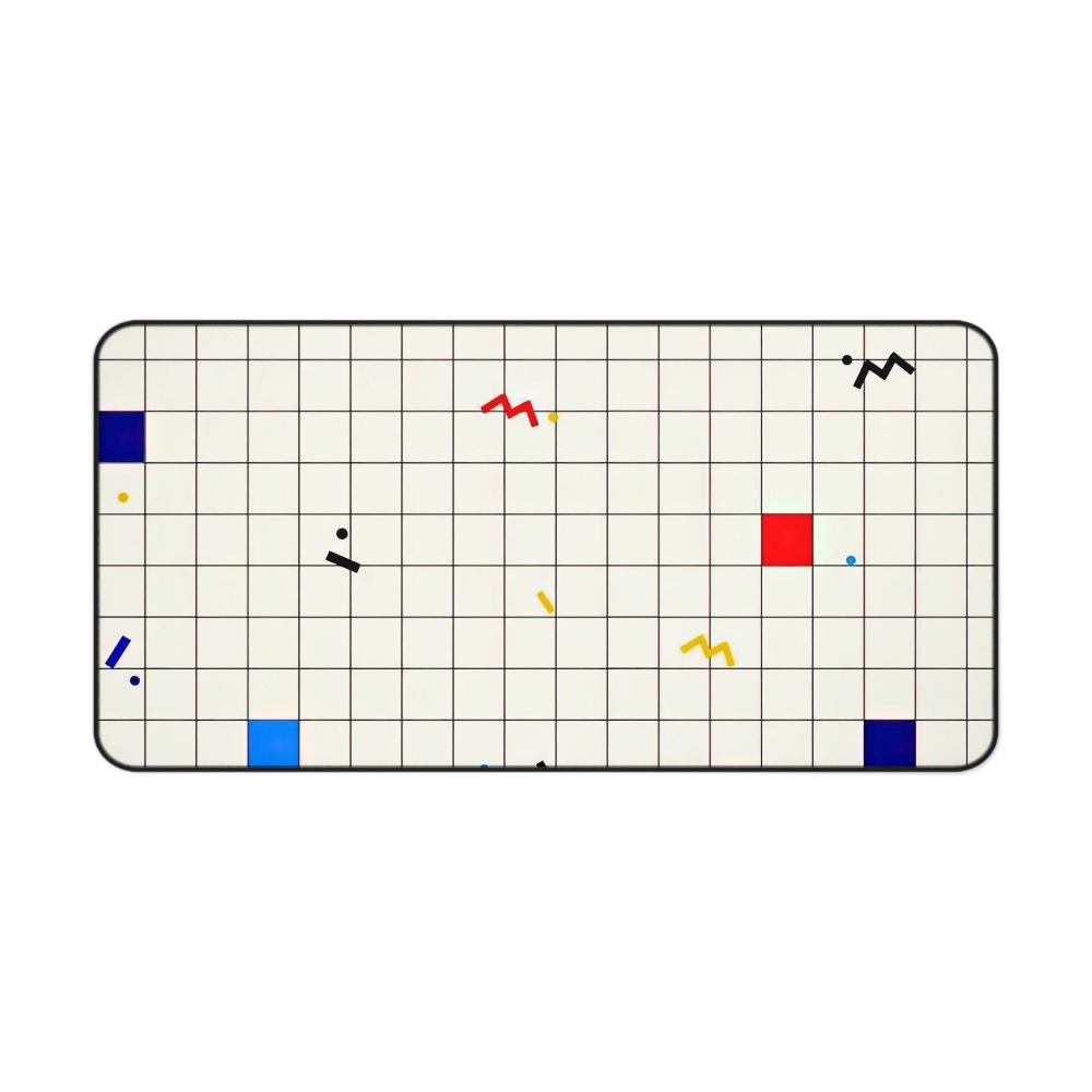 Retro Geometric Grid Desk Mat  - огляд і ціна Retro Gaming Style