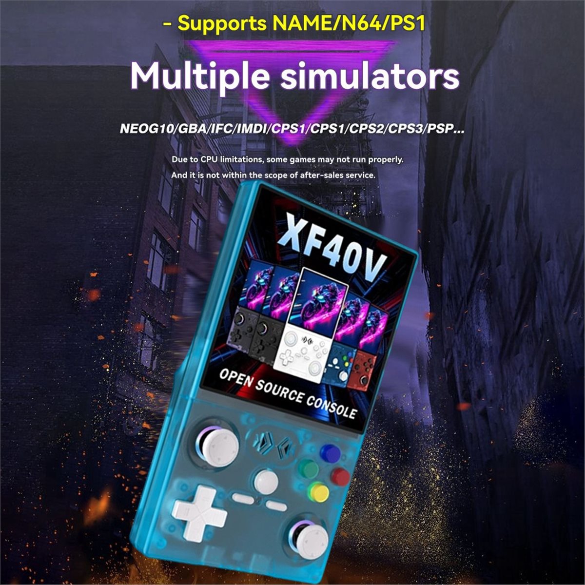 A86G NEW XF40V Retro Handheld  - огляд і ціна Retro Gaming Console Handheld