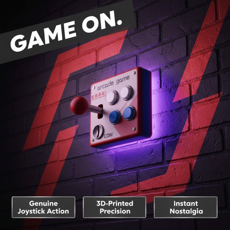 Retro Arcade Game Button Switc - огляд і ціна Retro Gaming Style