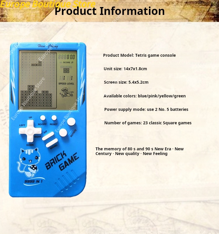 Large Screen Kids Handheld Gam - огляд і ціна Retro Gaming Console Handheld