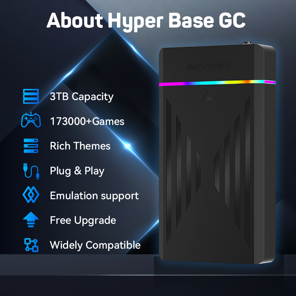 3TB Portable Gaming HDD Launch - огляд і ціна Retro Gaming Devices